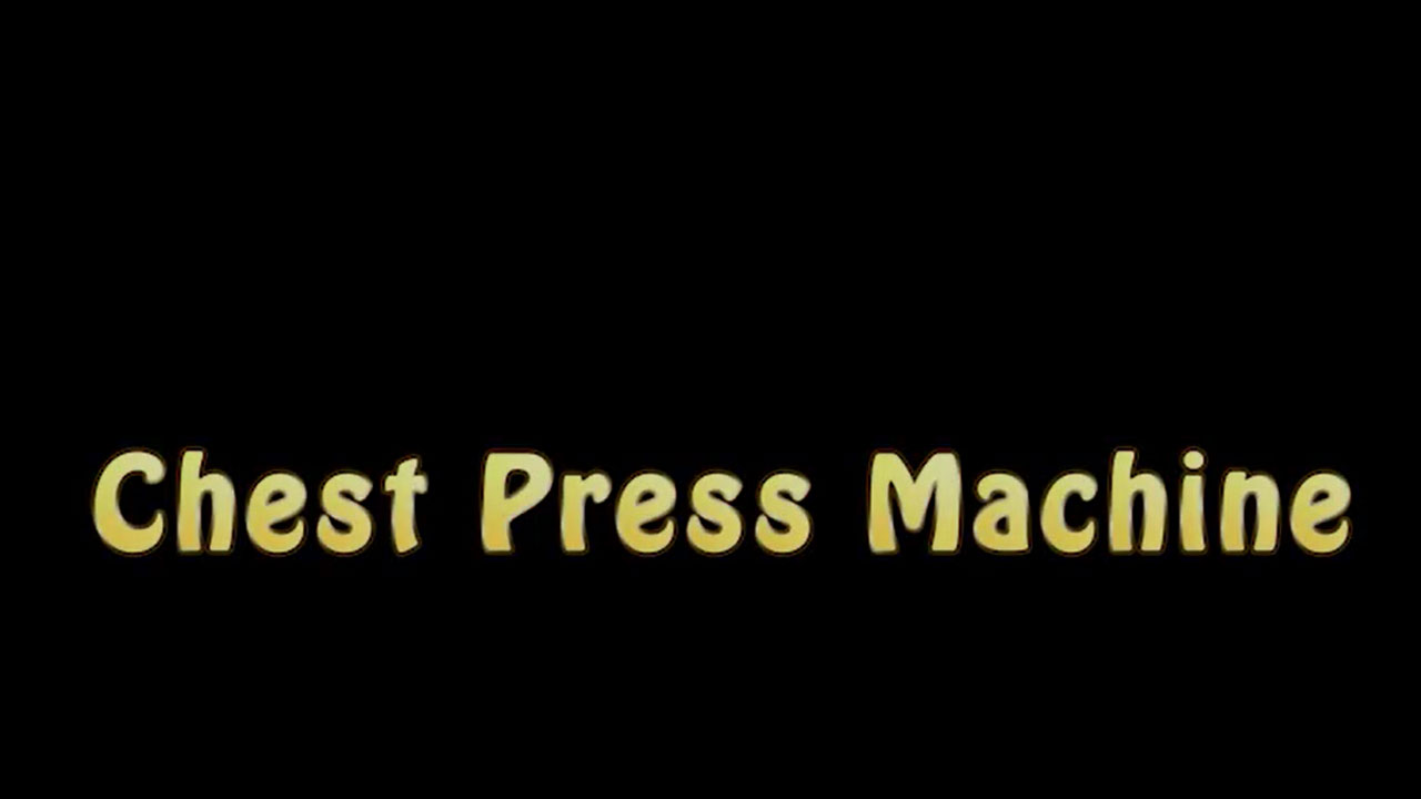 Chest press machine