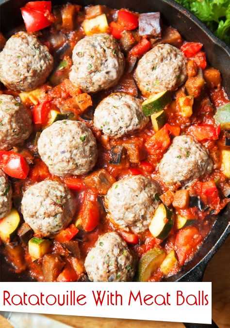 Ratatouille With Meat Balls